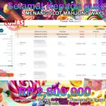 BUKTI JACKPOT SLOT MAHJONG WAYS TERPERCAYA DI INDONESIA TGL 30-06-2024